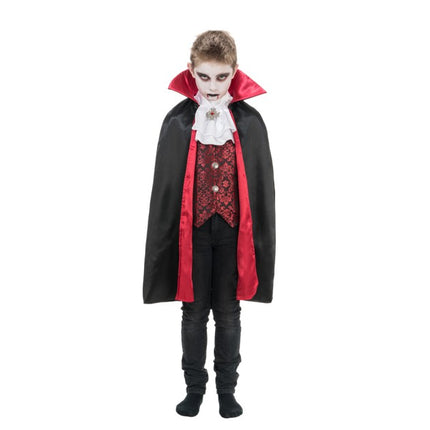 Disfraz de Theodor Vampiro para niño, negro y rojo