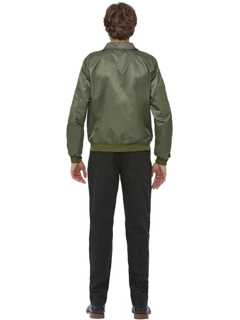 Top Gun Maverick Bomber Jacket, Groen van Smiffys koop je bij Partywinkel