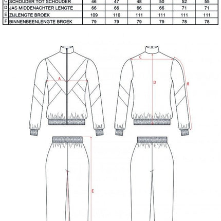Trainingspak 80`S Style Unisex van PartyXplosion koop je bij Partywinkel