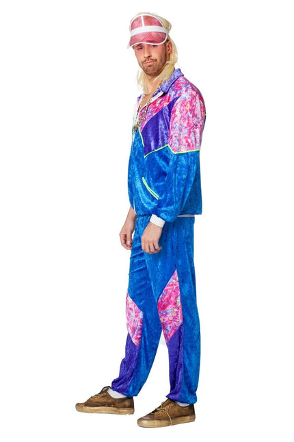 Trainingspak Jaren 80 Fluweel van Wilbers & Wilbers koop je bij Partywinkel