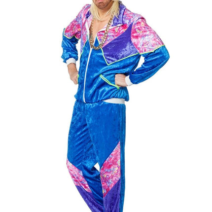 Trainingspak Jaren 80 Fluweel van Wilbers & Wilbers koop je bij Partywinkel