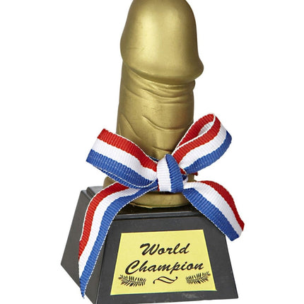 Trofee Gouden Piemel van Widmann koop je bij Partywinkel