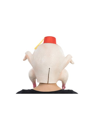 Máscara de pavo con fez de 37 cm