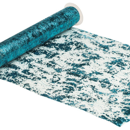 Camino de Mesa Turquesa Brillante 5m