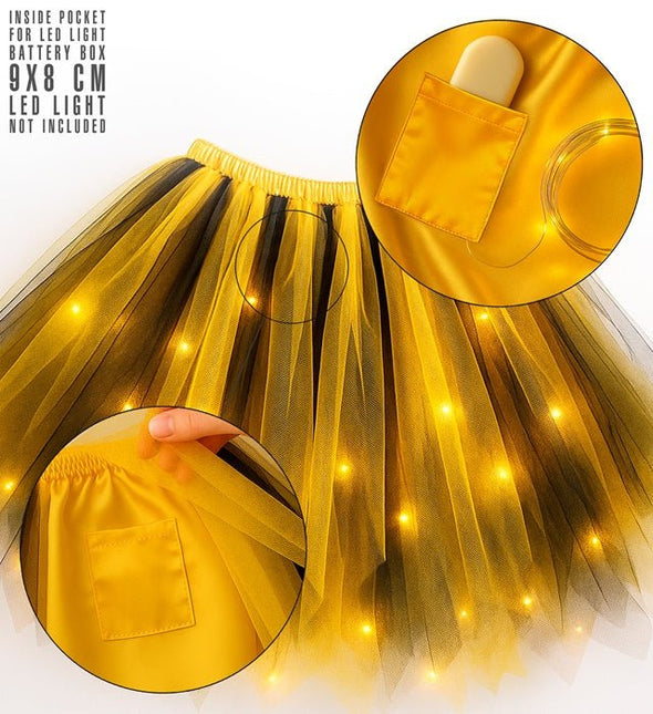 Tutu Geel/Zwart van Widmann koop je bij Partywinkel