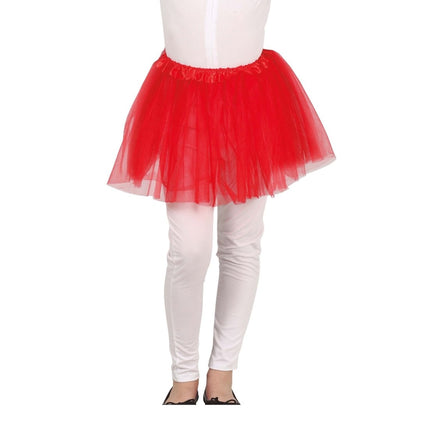 Tutu Kind Rood 31cm van Fiestas Guirca koop je bij Partywinkel
