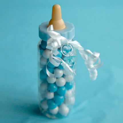 Uitdeelcadeautjes Baby Fles Blauw 2st van Unique koop je bij Partywinkel