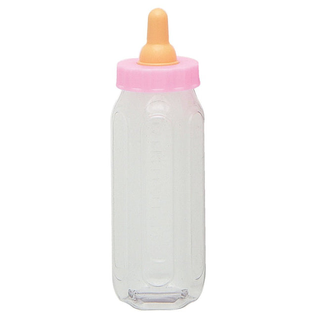 Uitdeelcadeautjes Baby Fles Roze 2st van Unique koop je bij Partywinkel