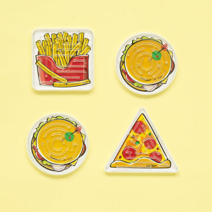 Uitdeelcadeautjes Doolhof Balletje 6cm 4st van Unique koop je bij Partywinkel