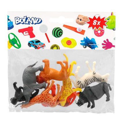 Uitdeelcadeautjes Jungle Dieren 4,5cm 8st van Boland koop je bij Partywinkel