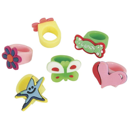 Uitdeelcadeautjes Speelgoed Ringen 16,5cm 10st van Unique koop je bij Partywinkel