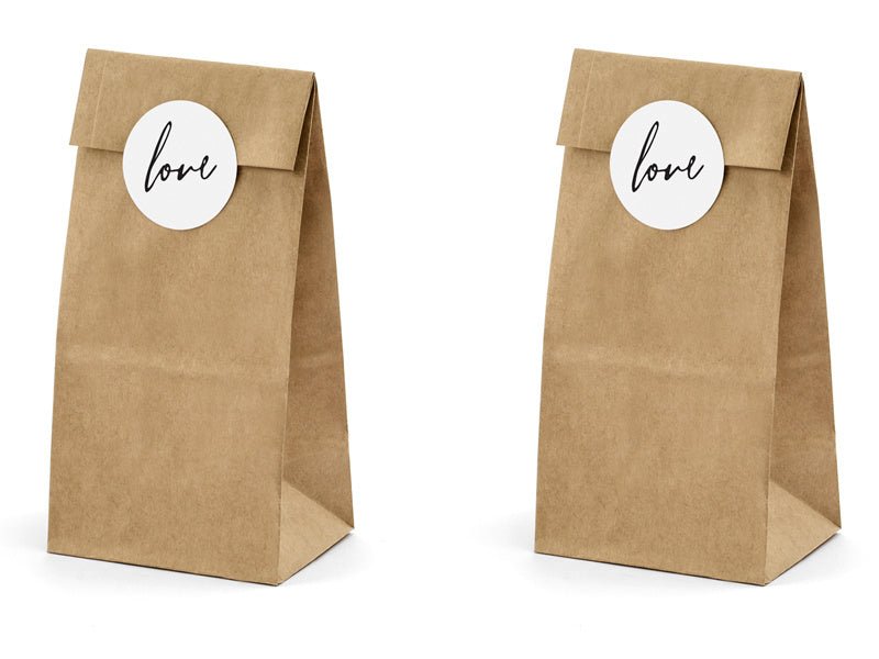 Uitdeelzakjes Love 6st van Partydeco koop je bij Partywinkel