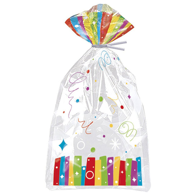 Uitdeelzakjes Regenboog Cellofaan 20st van Unique koop je bij Partywinkel