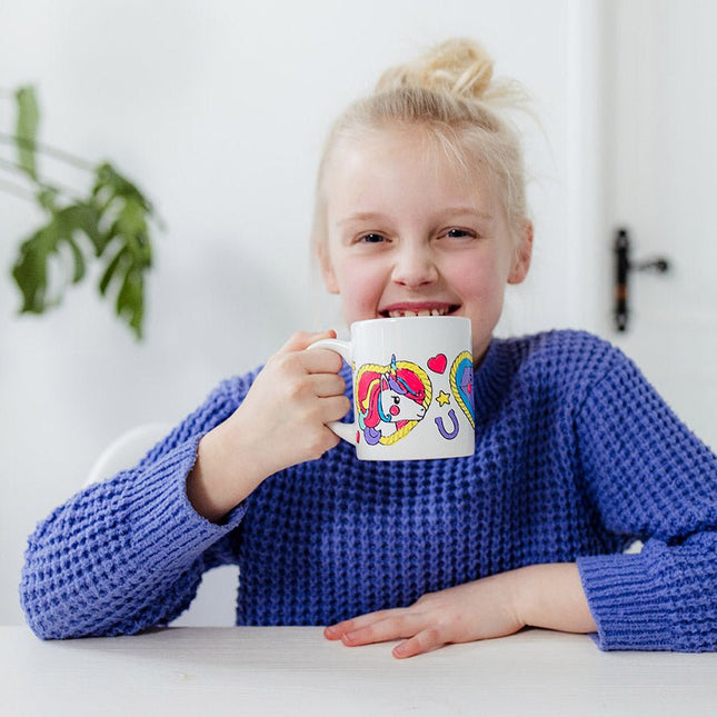Unicorn Knutselset Mok Verven - Partywinkel - 8714274072121