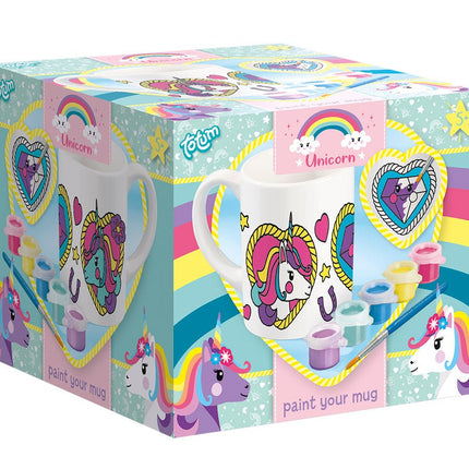 Unicorn Knutselset Mok Verven - Partywinkel - 8714274072121