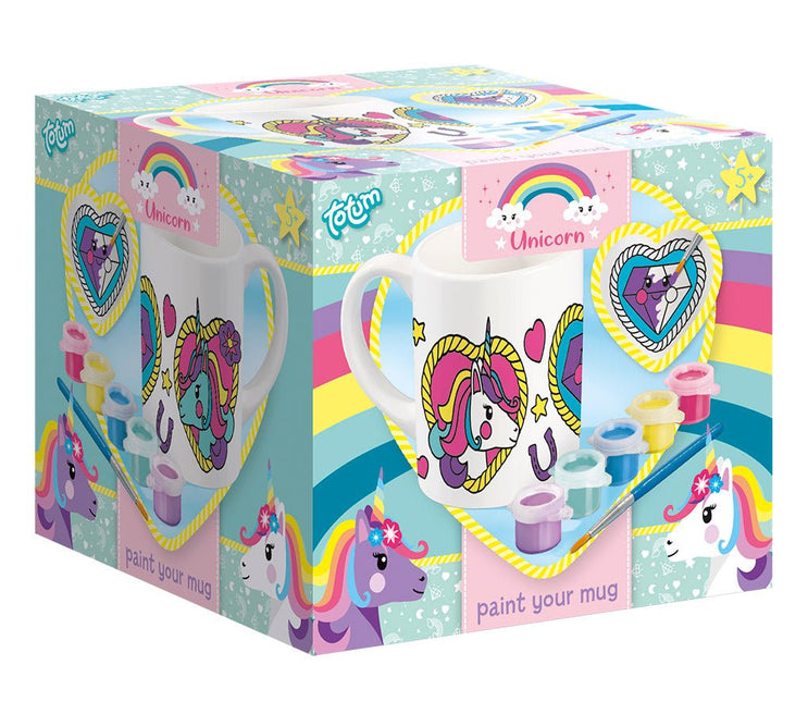 Unicorn Knutselset Mok Verven - Partywinkel - 8714274072121