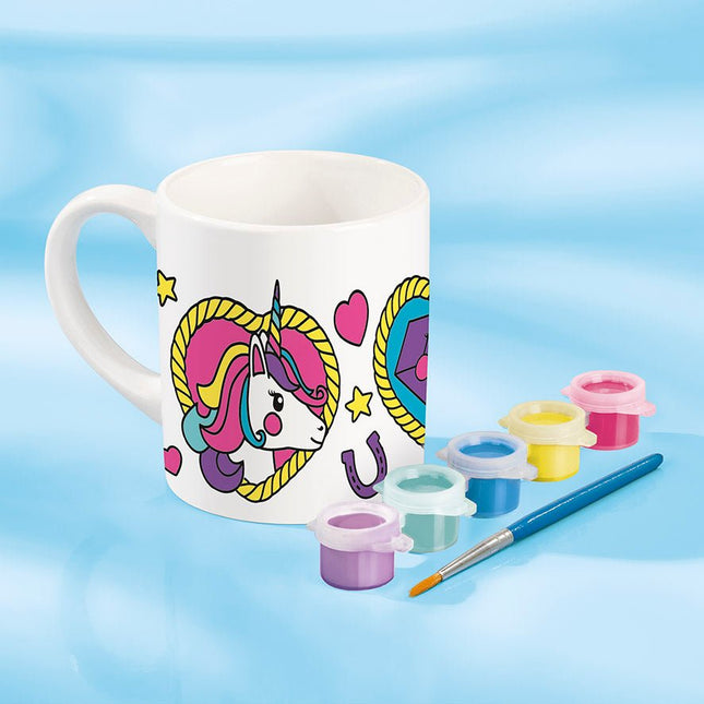 Unicorn Knutselset Mok Verven - Partywinkel - 8714274072121