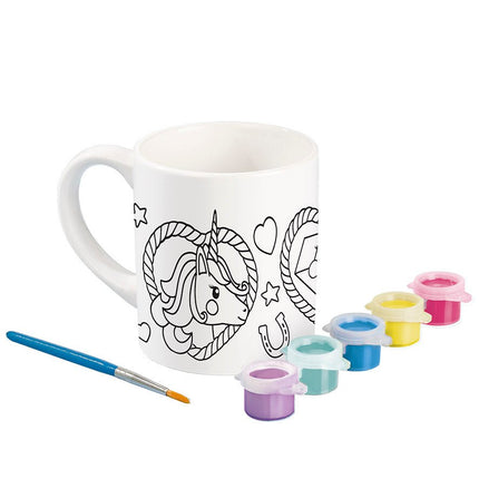 Unicorn Knutselset Mok Verven - Partywinkel - 8714274072121