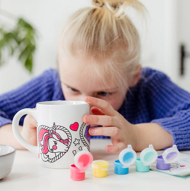 Unicorn Knutselset Mok Verven - Partywinkel - 8714274072121