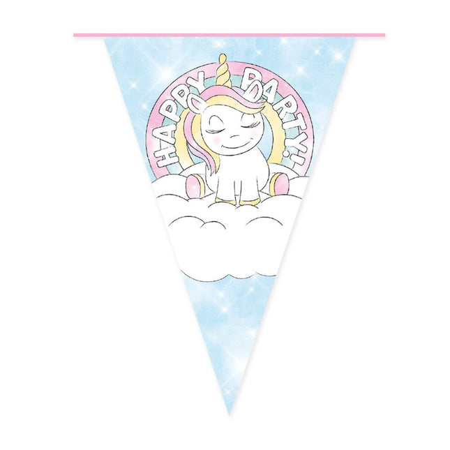 Unicorn Slinger Happy Birthday 10m van WeFiesta koop je bij Partywinkel