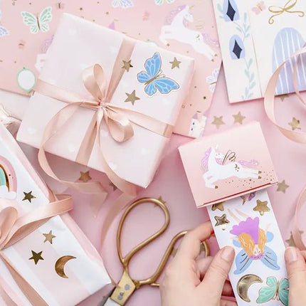 Unicorn Stickers 23st van Partydeco koop je bij Partywinkel