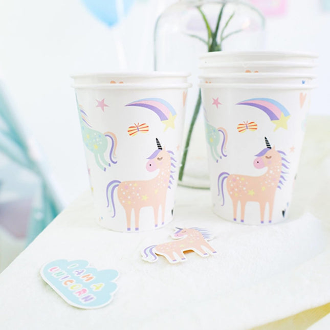Unicorn Tafelconfetti Rainbows Xl 45st van Folat koop je bij Partywinkel