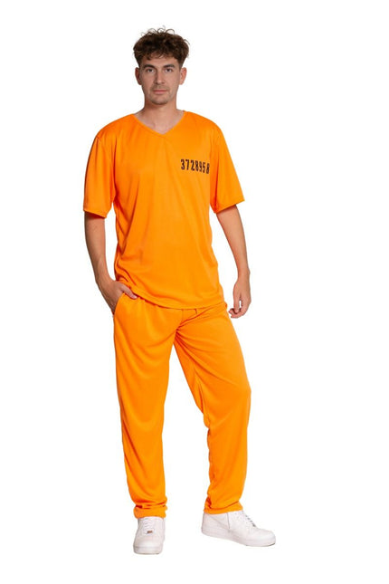 Prisionero Naranja Crooks Traje Uni