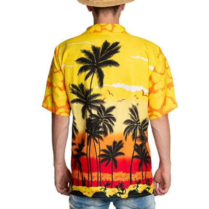 Camisa Hawaiana Paradise Yellow