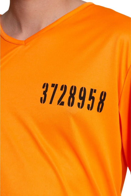 Prisionero Naranja Crooks Traje Uni