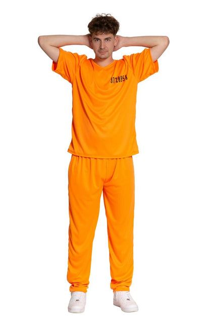 Prisionero Naranja Crooks Traje Uni