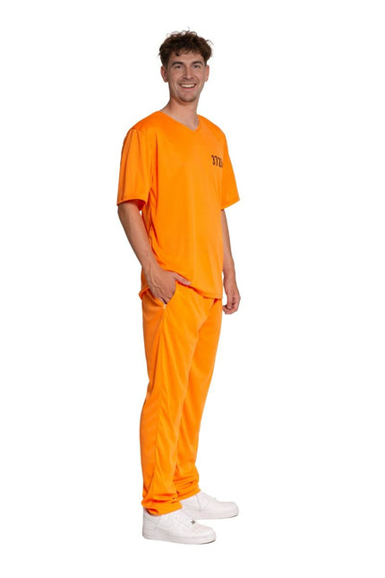 Prisionero Naranja Crooks Traje Uni