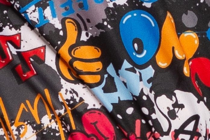 Traje de esquí de los 80 con gafas Funky - Unisex