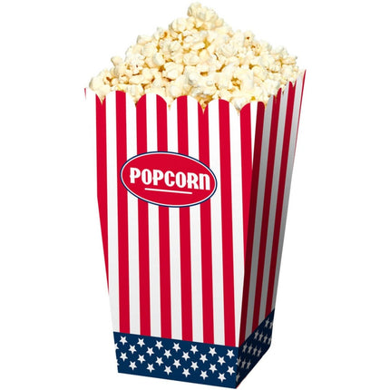Usa Popcorn Bakjes Party 4st van Folat koop je bij Partywinkel