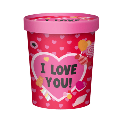 Valentijnsdag Snoepbakje I Love You 14cm - Partywinkel - 8716764234996