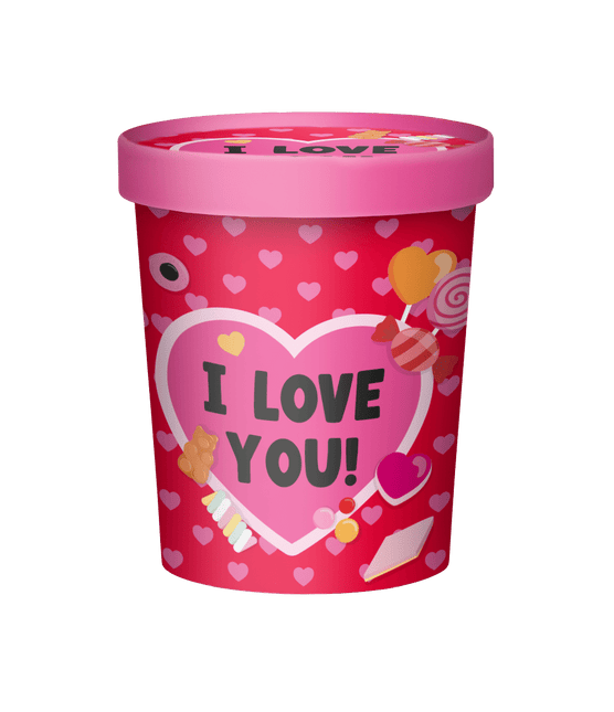 Valentijnsdag Snoepbakje I Love You 14cm - Partywinkel - 8716764234996