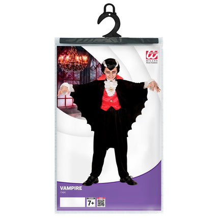 Vampier Cape Zwart Kind 1,34m van Widmann koop je bij Partywinkel