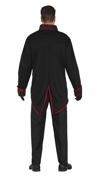Vampier Halloween Kostuum Heren ROod Zwart van Fiestas Guirca koop je bij Partywinkel