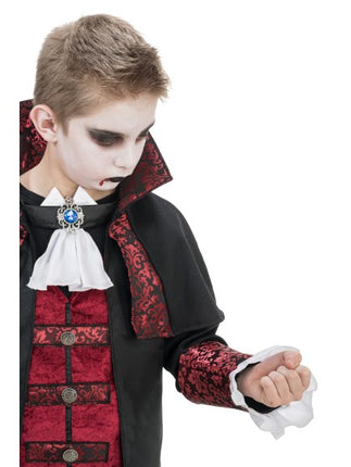 Disfraz de vampiro para niño, negro y rojo