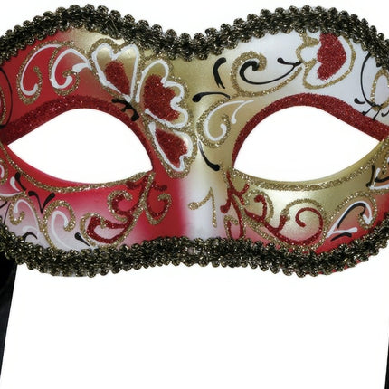 Venetiaans Oogmasker Goud Roze van Fiestas Guirca koop je bij Partywinkel