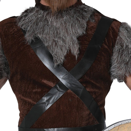 Viking Kostuum Bruin Grijs Heren van Fiestas Guirca koop je bij Partywinkel