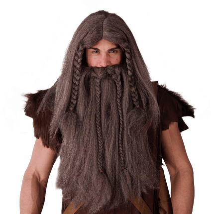 Viking Pruik Baard van Fiestas Guirca koop je bij Partywinkel