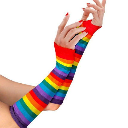 Vingerloze handschoenen 33cm van Widmann koop je bij Partywinkel