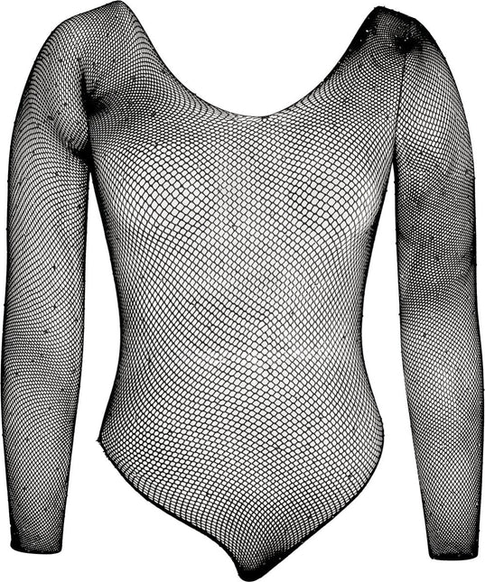 Visnet Body Suit Zwart van Fiestas Guirca koop je bij Partywinkel