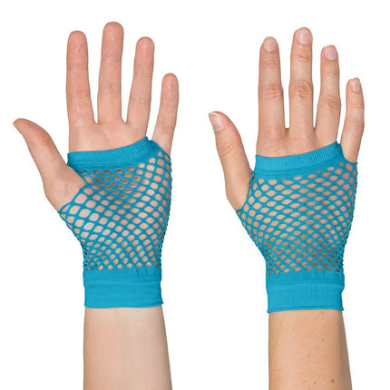Visnet Handschoenen Blauw van Boland koop je bij Partywinkel