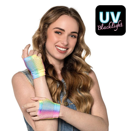 Visnet Handschoenen Regenboog van Boland koop je bij Partywinkel
