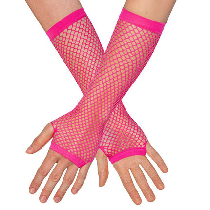 Visnet Handschoenen Regenboog Lang van Boland koop je bij Partywinkel