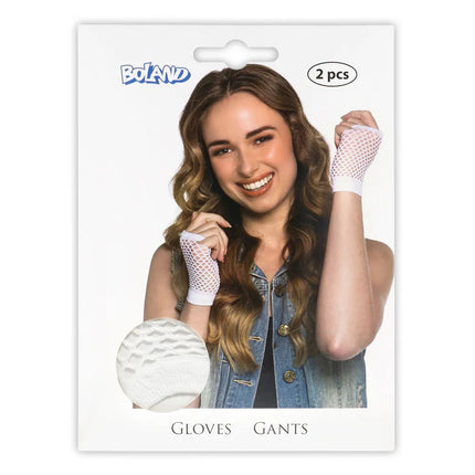 Visnet Handschoenen Wit van Boland koop je bij Partywinkel