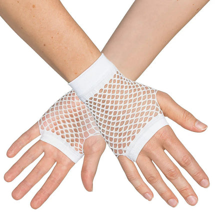 Visnet Handschoenen Wit van Boland koop je bij Partywinkel