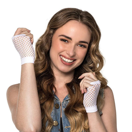 Visnet Handschoenen Wit van Boland koop je bij Partywinkel