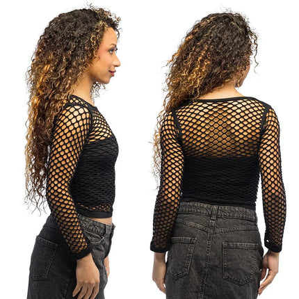 Visnet Shirt Zwart van Boland koop je bij Partywinkel